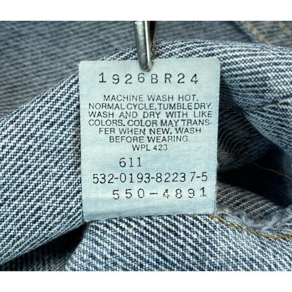 Vtg 90s Y2K Levi’s 550 Batwing Red Tab Relaxed Jeans 36×34 90s Y2k USA - Picture 8 of 9